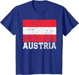Austria Austrian Flag Pride Family Roots Men Women Kids Gift T-Shirt