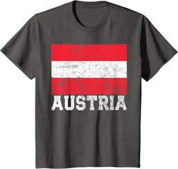 Austria Austrian Flag Pride Family Roots Men Women Kids Gift T-Shirt