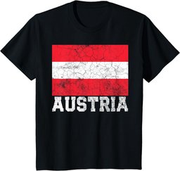 Austria Austrian Flag Pride Family Roots Men Women Kids Gift T-Shirt