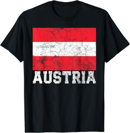 Austria Austrian Flag Pride Family Roots Men Women Kids Gift T-Shirt