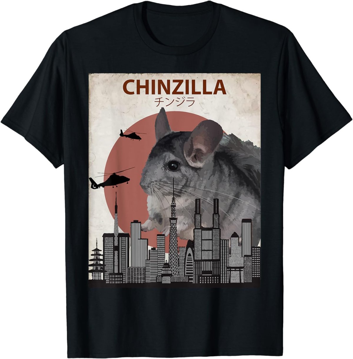 Chinzilla Funny Chinchilla T-Shirt | Chinchilla Lovers Gift T-Shirt