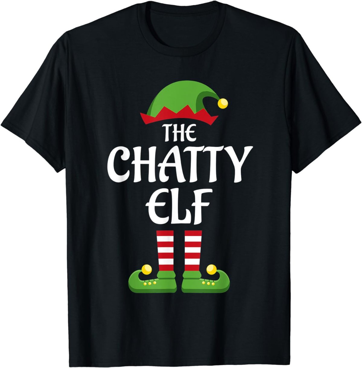 Chatty Elf Family Matching Group Christmas T-Shirt