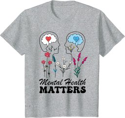 Yellow Mental Health Matters Awareness Men Women Kids T-Shirt