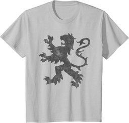Distressed Scottish Jersey Rampant Lion Scotland Rugby Top T-Shirt