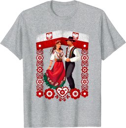 Polish Traditional Folk Dancers T-Shirt