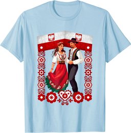 Polish Traditional Folk Dancers T-Shirt
