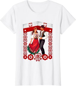 Polish Traditional Folk Dancers T-Shirt