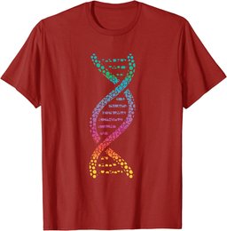 DNA Molecular World Genes Biology Lover Geek Gift T-Shirt