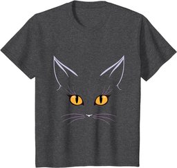Cat Tshirt Gift Lover of Cats Face Mens Womens Adult Kids T-Shirt