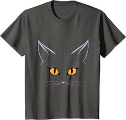 Cat Tshirt Gift Lover of Cats Face Mens Womens Adult Kids T-Shirt