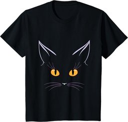 Cat Tshirt Gift Lover of Cats Face Mens Womens Adult Kids T-Shirt