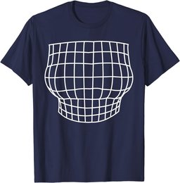 Magnified Chest Optical Illusion T-Shirt