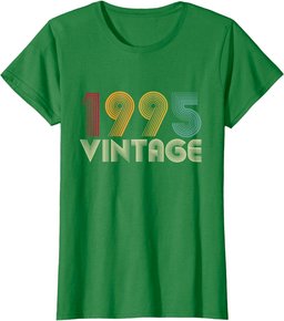 29th Birthday Gift 29 Years Old Men Women Retro Vintage 1995 T-Shirt