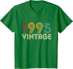29th Birthday Gift 29 Years Old Men Women Retro Vintage 1995 T-Shirt