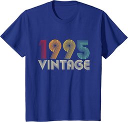 29th Birthday Gift 29 Years Old Men Women Retro Vintage 1995 T-Shirt