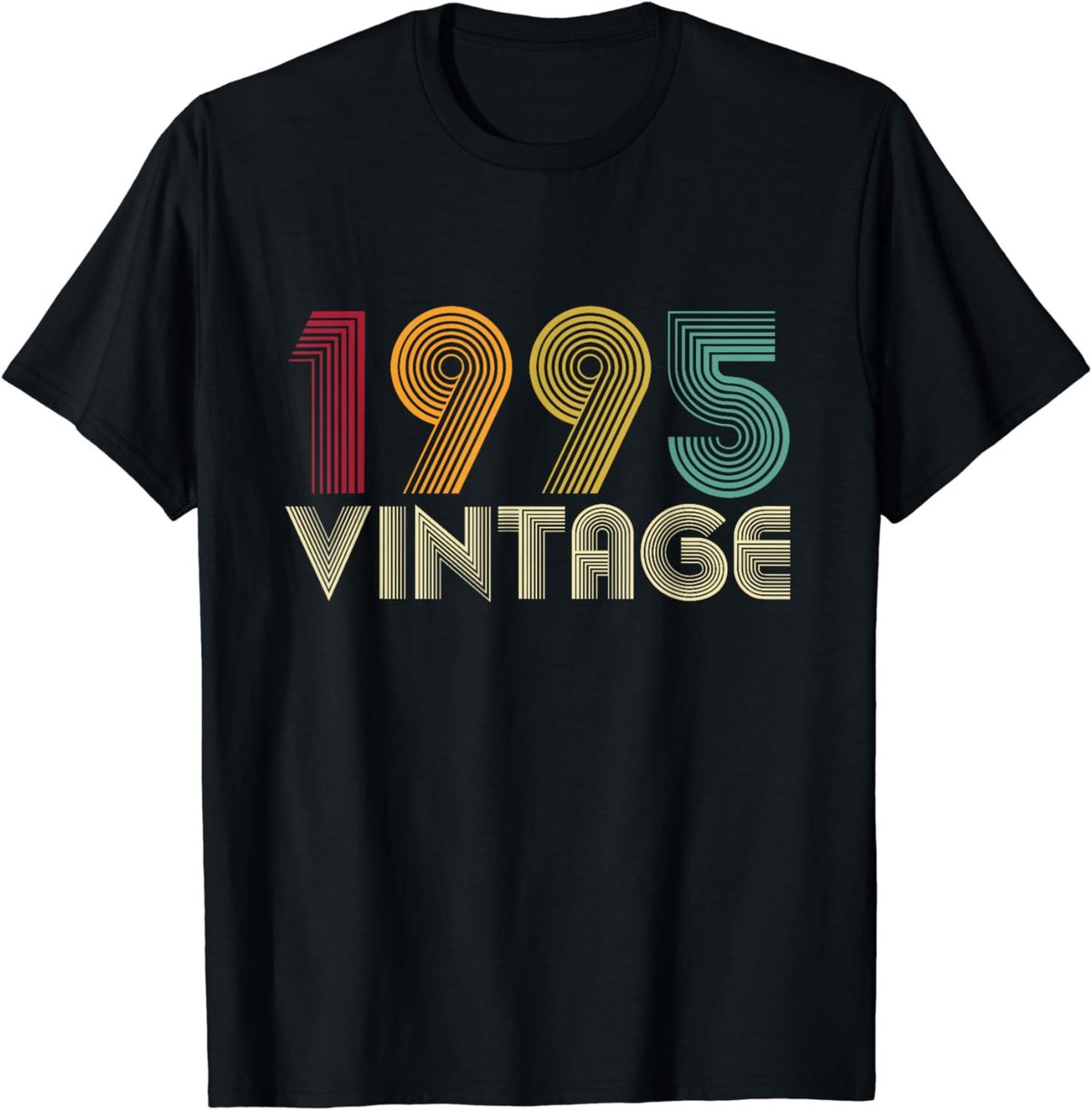 29th Birthday Gift 29 Years Old Men Women Retro Vintage 1995 T-Shirt