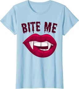 Bite Me! | Sexy Vampire Lips | Halloween Vampire T-Shirt