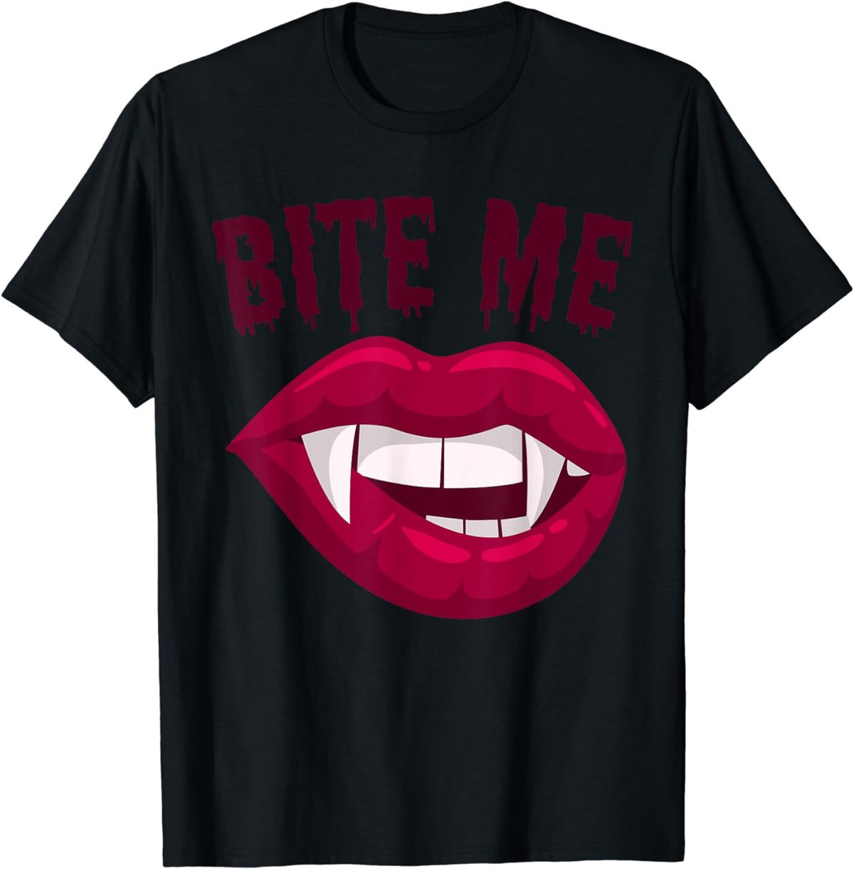 Bite Me! | Sexy Vampire Lips | Halloween Vampire T-Shirt