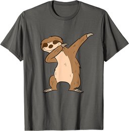 Dabbing Sloth Cute Sloth Dab Kids Dabbing Sloths T-Shirt