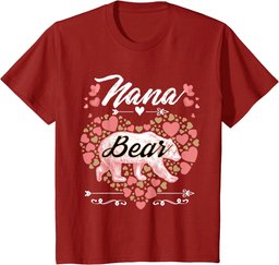 Nana Bear Shirt for Women - Mother's Day and Birthday Tshirt
