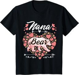 Nana Bear Shirt for Women - Mother's Day and Birthday Tshirt