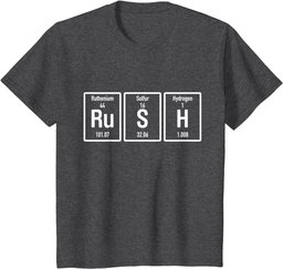 RUSH | Periodic Table Elements Chemistry Week Science Day T-Shirt