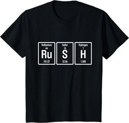 RUSH | Periodic Table Elements Chemistry Week Science Day T-Shirt
