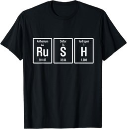 RUSH | Periodic Table Elements Chemistry Week Science Day T-Shirt