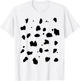 Dalmatian Dog Costume Shirt Kids Animal Funny Halloween Pet T-Shirt