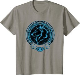Viking Fenris Wolf Celtic Triskelion Symbol T-Shirt