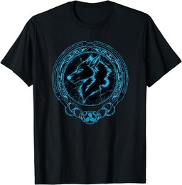Viking Fenris Wolf Celtic Triskelion Symbol T-Shirt