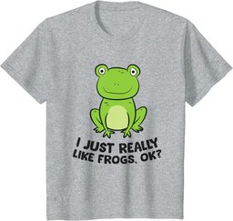 I Just Really Like Frogs Ok? Cute Frogs T-Shirt