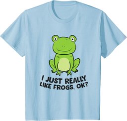 I Just Really Like Frogs Ok? Cute Frogs T-Shirt