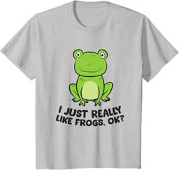 I Just Really Like Frogs Ok? Cute Frogs T-Shirt