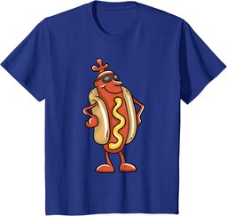Cool Dancing Hot Dog Gift Funny Hotdog Gifts T-Shirt
