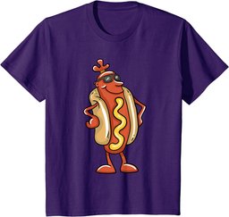Cool Dancing Hot Dog Gift Funny Hotdog Gifts T-Shirt