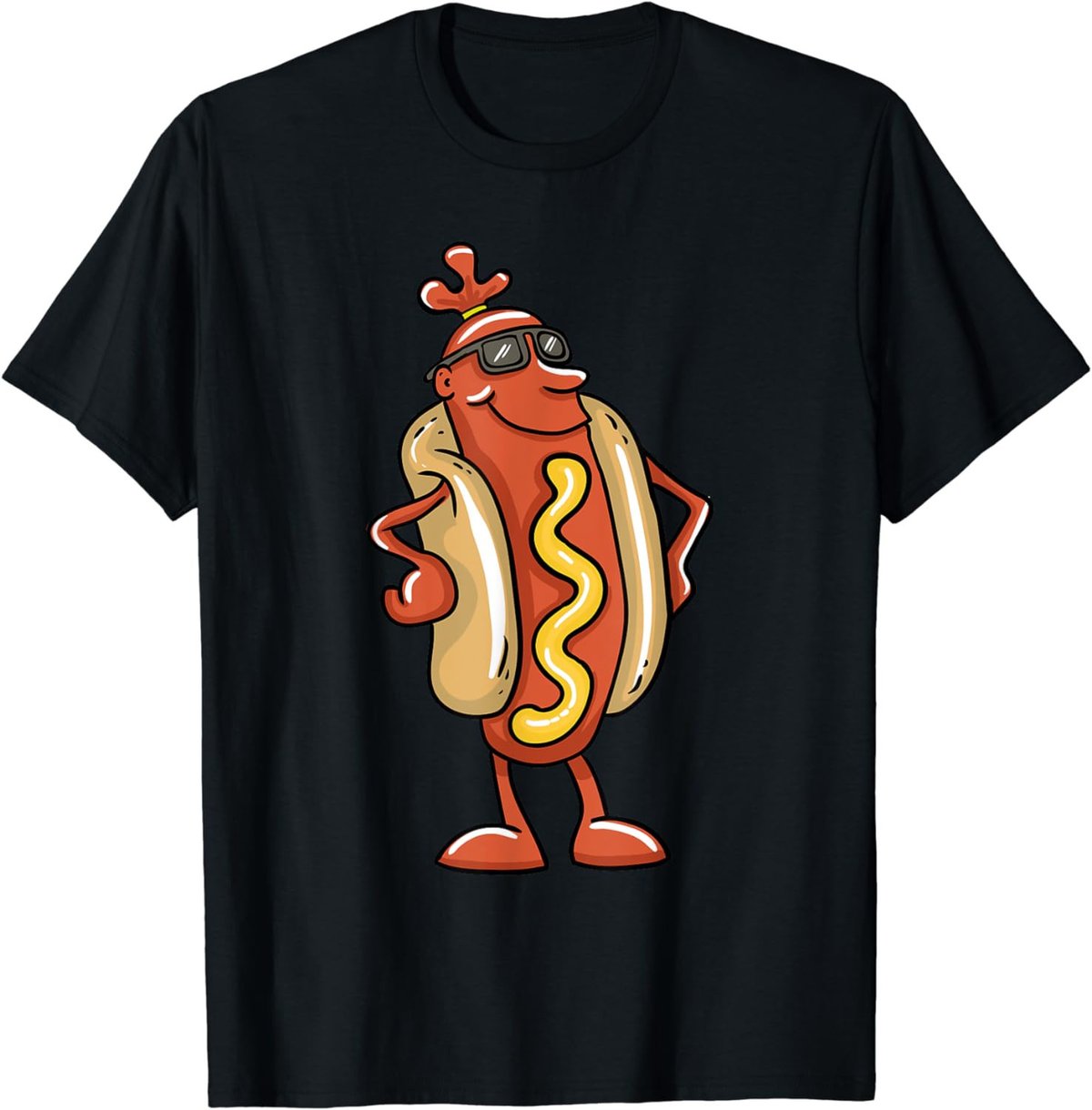 Cool Dancing Hot Dog Gift Funny Hotdog Gifts T-Shirt