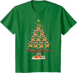 Cricket Christmas Tree Lights Funny Cricket Xmas T-Shirt