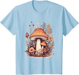 Cute Cottagecore Mushroom | Mushroom Collector Girls Women T-Shirt