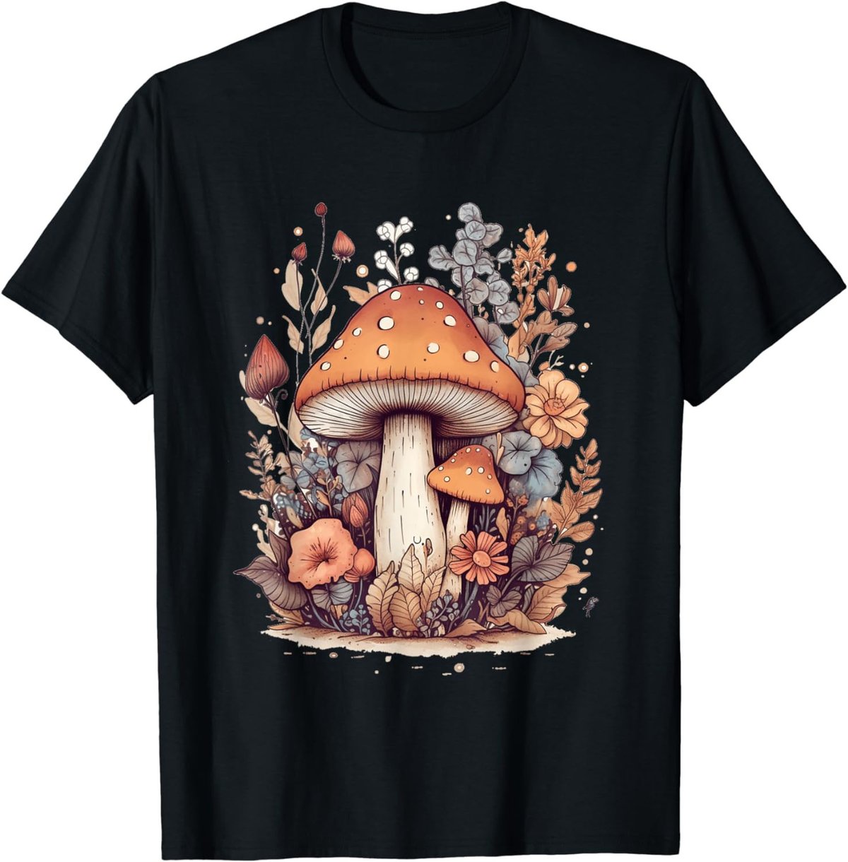 Cute Cottagecore Mushroom | Mushroom Collector Girls Women T-Shirt