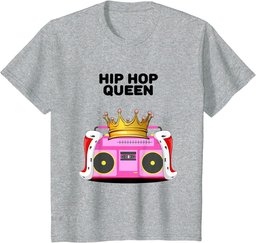 Hip Hop Queen | Girls Hip Hop Tshirt | Womens Hip Hop T-Shirt