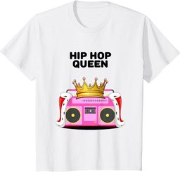 Hip Hop Queen | Girls Hip Hop Tshirt | Womens Hip Hop T-Shirt
