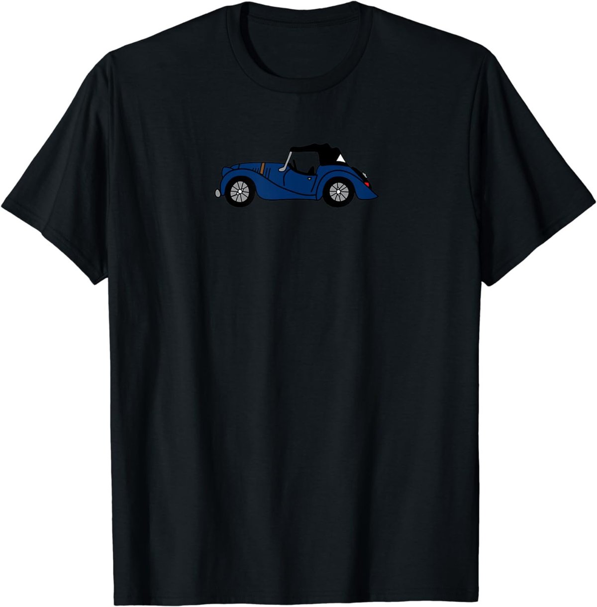 Morgan Blue 4+4 4/4 English Sportscar Antique Car Roadster T-Shirt