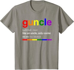 Guncle Definition T-shirt Funny Gift For Gay Uncle T-Shirt