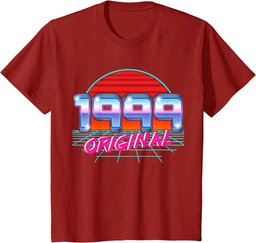 Original 1999 Retro 25th Birthday Vaporwave Style 25 yrs old T-Shirt