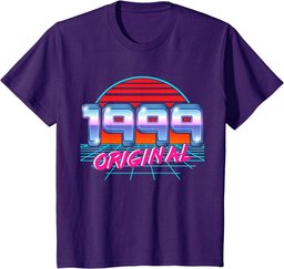 Original 1999 Retro 25th Birthday Vaporwave Style 25 yrs old T-Shirt