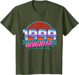 Original 1999 Retro 25th Birthday Vaporwave Style 25 yrs old T-Shirt