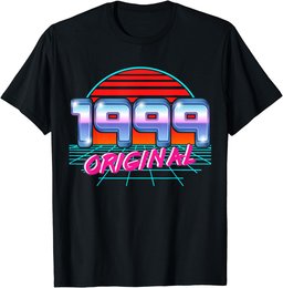 Original 1999 Retro 25th Birthday Vaporwave Style 25 yrs old T-Shirt
