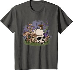 Cottagecore Aesthetic Mushroom Man Goblincore Fantasy T-Shirt