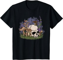 Cottagecore Aesthetic Mushroom Man Goblincore Fantasy T-Shirt